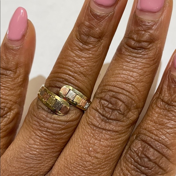 14k tri color ring - Picture 5 of 5